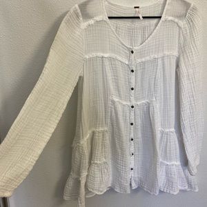 White tunic blouse